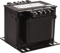 Sola/Hevi-Duty - 1 Phase, 0.5 kVA, Control Transformer - 2 Input, 1 Output Winding, 60, 50/60 at 220 V x 440 V, 50/60 at 230 V x 460 V Hz, 6.31 Inch Deep x 4.53 Inch High, 131°F Temp Rise - Eagle Tool & Supply