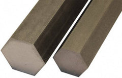 Value Collection - 7/8" Width Across Flats x 3' Long, Steel Hexagon Bar - Material Specification 12L14 - Eagle Tool & Supply