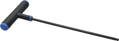 Eklind - 5mm Hex, T-Handle Cushion Grip, Ball End Hex Key - 9mm OAL, Metric System of Measurement - Eagle Tool & Supply