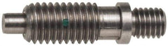 Gibraltar - 1/4-20, 1/2" Thread Length, 1/8" Max Plunger Diam, 1 Lb Init to 5 Lb Final End Force, Locking Knob Handle Plunger - Knobless Threaded Stud, 5/8" Length Under Head/Shoulder, 1/8" Plunger Projection - Eagle Tool & Supply