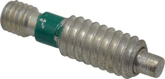 Gibraltar - 1/4-20, 1/2" Thread Length, 1/8" Max Plunger Diam, 0.5 Lb Init to 2.5 Lb Final End Force, Knob Handle Plunger - Knobless Threaded Stud, 1/8" Length Under Head/Shoulder, 1/8" Plunger Projection - Eagle Tool & Supply