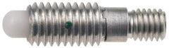 Gibraltar - 1/4-20, 1/2" Thread Length, 0.144" Max Plunger Diam, 0.5 Lb Init to 2.5 Lb Final End Force, Knob Handle Plunger - Knobless Threaded Stud, 5/8" Body Length, 1/8" Length Under Head/Shoulder, 1/8" Plunger Projection - Eagle Tool & Supply