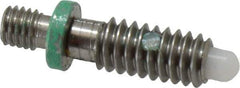 Gibraltar - 1/4-20, 1/2" Thread Length, 0.144" Max Plunger Diam, 0.5 Lb Init to 1.5 Lb Final End Force, Locking Knob Handle Plunger - Knobless Threaded Stud, 5/8" Length Under Head/Shoulder, 1/8" Plunger Projection - Eagle Tool & Supply