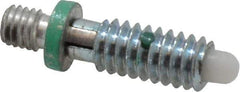 Gibraltar - 1/4-20, 1/2" Thread Length, 0.144" Max Plunger Diam, 0.5 Lb Init to 1.5 Lb Final End Force, Locking Knob Handle Plunger - Knobless Threaded Stud, 5/8" Length Under Head/Shoulder, 1/8" Plunger Projection - Eagle Tool & Supply