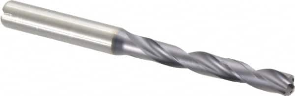 Kennametal - Letter E (1/4) 140° Solid Carbide Jobber Drill - Eagle Tool & Supply