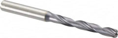 Kennametal - Letter E (1/4) 140° Solid Carbide Jobber Drill - Eagle Tool & Supply
