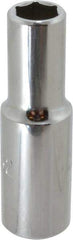 Proto - 11/32", 3/8" Drive, Deep Hand Socket - 6 Points, 2-1/8" OAL, Alloy Steel, Chrome Finish - Eagle Tool & Supply