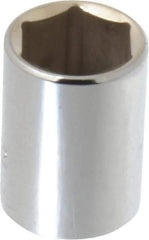 Proto - 25/32", 1/2" Drive, Standard Hand Socket - 6 Points, 1-1/2" OAL, Alloy Steel, Chrome Finish - Eagle Tool & Supply