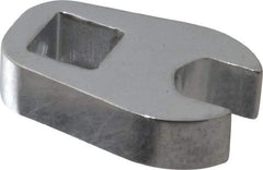 Proto - 9mm 3/8" Drive Chrome Crowfoot Wrench - 29/32" Head Diam x 1/4" Head Thickness, 1-5/16" OAL - Eagle Tool & Supply