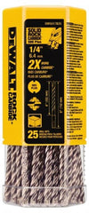 DeWALT - 1/4" Diam, SDS-Plus Shank, Carbide-Tipped Rotary & Hammer Drill Bit - Eagle Tool & Supply