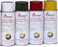 Ability One - Spray Paint - 16 OZ GRAY 16187 ECO-SURE AEROSOL ENAMEL - Eagle Tool & Supply