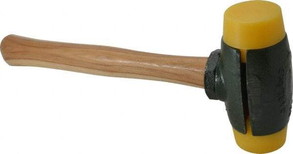 Garland - 4 Lb Head 2" Face Plastic Split Head Hammer - Wood Handle - Eagle Tool & Supply