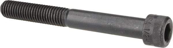 Holo-Krome - 1/2-13 UNC Hex Socket Drive, Socket Cap Screw - Alloy Steel, Black Oxide Finish, Partially Threaded, 4-1/4" Length Under Head - Eagle Tool & Supply