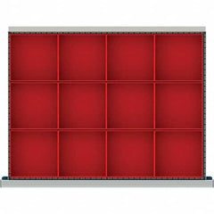LISTA - 12-Compartment Drawer Divider Layout for 3.15" High Drawers - Eagle Tool & Supply