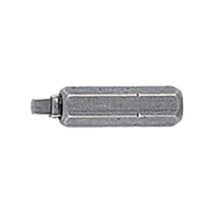 DeWALT - 1/4" Drive, #2 Square Recess Screwdriver Bit - 1" OAL - Eagle Tool & Supply