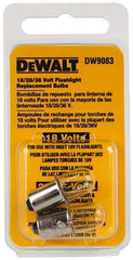 DeWALT - 18 Volt, Halogen Portable Work Light Replacement Bulb - Use with DW9083 - Eagle Tool & Supply