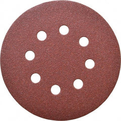 DeWALT - 5" Diam, 100 Grit, Aluminum Oxide Hook & Loop Disc - Fine Grade, Coated, Paper Backing, - Eagle Tool & Supply