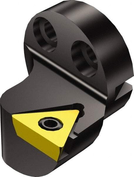 Sandvik Coromant - Right Hand Cut, Size 20, TPMT 221 Insert Compatiblity, Modular Turning & Profiling Cutting Unit Head - 13mm Ctr to Cutting Edge, 20mm Head Length, Through Coolant, Series CoroTurn 111 - Eagle Tool & Supply