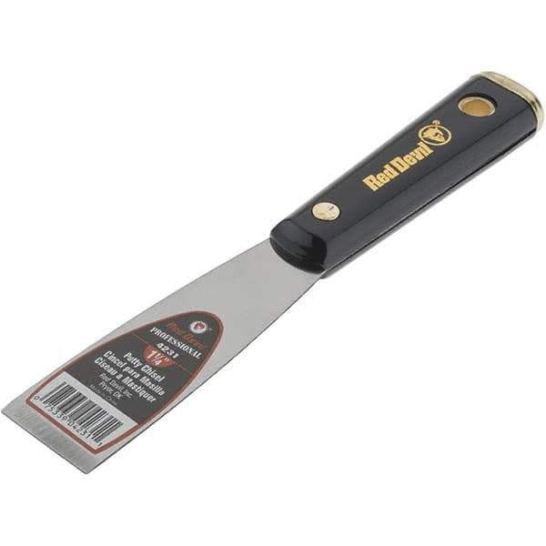 Red Devil - Putty & Taping Knives - 1-1/4" CHISEL PUTTY KNIFE - Eagle Tool & Supply