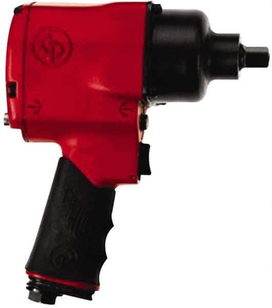 Chicago Pneumatic - 1/2" Drive, 6,400 RPM, 525 Ft/Lb Torque Impact Wrench - Pistol Grip Handle, 1,320 IPM, 25 CFM, 90 psi, 1/4" NPT Inlet - Eagle Tool & Supply