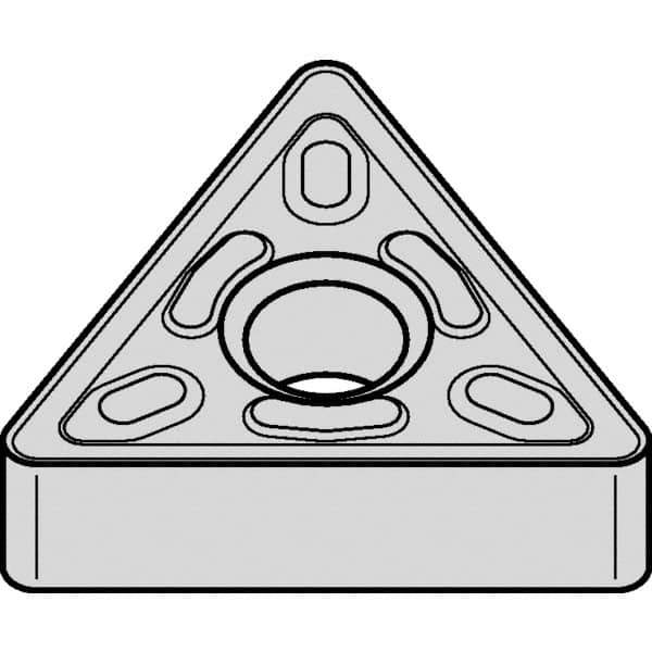 Kennametal - TNMG331 Grade KC850 Carbide Turning Insert - TiC Finish, 60° Triangle, 3/8" Inscr Circle, 3/16" Thick, 1/64" Corner Radius - Eagle Tool & Supply
