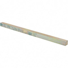 Precision Brand - 12" Long, Zinc Yellow Dichromate Key Stock - Oversized Key Stock - Eagle Tool & Supply