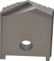 Allied Machine and Engineering - 1-5/8" Diam x 5/16" Thick, Seat Code C, 130° Included Angle Spade Drill Insert - Uncoated Powdered Metal, Powdered Metal, Series C - Eagle Tool & Supply