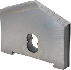 Allied Machine and Engineering - 2-13/16" Diam x 11/16" Thick, Seat Code D, 130° Included Angle Spade Drill Insert - Uncoated Powdered Metal, Powdered Metal, Series D - Eagle Tool & Supply