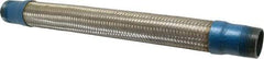 Mason Ind. - 1-1/4" Pipe, Braided Stainless Steel Single Arch Hose Pipe Expansion Joint - 18" Long, 500 Max psi, Male NPT - Eagle Tool & Supply