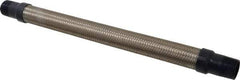 Mason Ind. - 1" Pipe, Braided Stainless Steel Single Arch Hose Pipe Expansion Joint - 18" Long, 580 Max psi, Male NPT - Eagle Tool & Supply