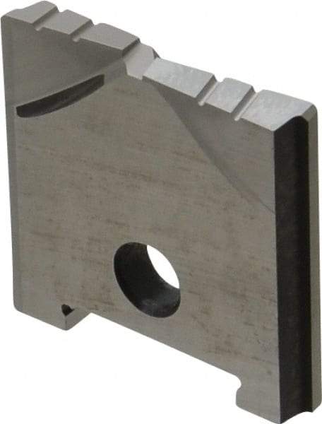 Allied Machine and Engineering - 1-1/4" Diam x 3/16" Thick, Seat Code A, Flat Bottom Spade Drill Insert - Uncoated Powdered Metal, Powdered Metal, Series A - Eagle Tool & Supply