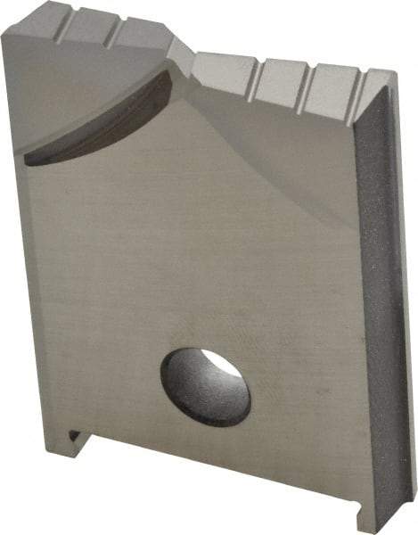 Allied Machine and Engineering - 1-9/16" Diam x 5/16" Thick, Seat Code C, Flat Bottom Spade Drill Insert - Uncoated Powdered Metal, Powdered Metal, Series C - Eagle Tool & Supply