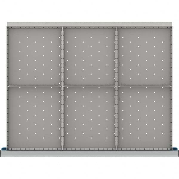 LISTA - 6-Compartment Drawer Divider Layout for 3.15" High Drawers - Eagle Tool & Supply