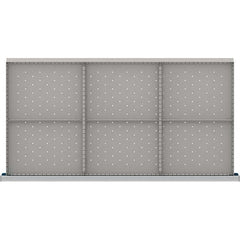 LISTA - 6-Compartment Drawer Divider Layout for 3.15" High Drawers - Eagle Tool & Supply