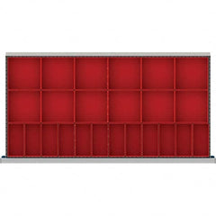 LISTA - 24-Compartment Drawer Divider Layout for 3.15" High Drawers - Eagle Tool & Supply