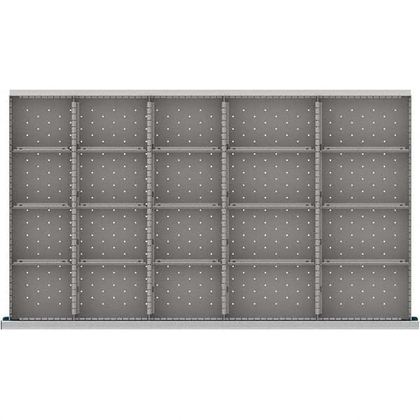 LISTA - 20-Compartment Drawer Divider Layout for 3.15" High Drawers - Eagle Tool & Supply