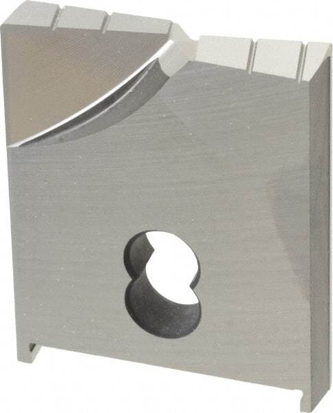 Allied Machine and Engineering - 2" Diam x 3/8" Thick, Seat Code D, Flat Bottom Spade Drill Insert - Uncoated Powdered Metal, Powdered Metal, Series D - Eagle Tool & Supply