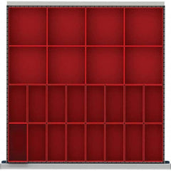 LISTA - 24-Compartment Drawer Divider Layout for 3.15" High Drawers - Eagle Tool & Supply