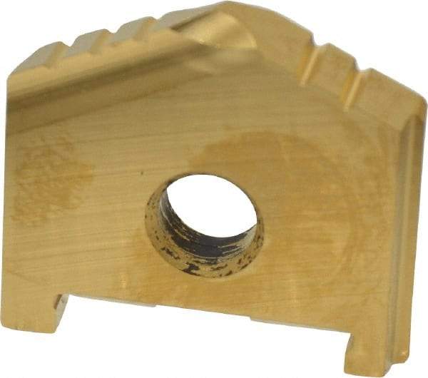 Allied Machine and Engineering - 1-1/16" Diam x 3/16" Thick, Seat Code A, 130° Included Angle Spade Drill Insert - TiN Coated, High Speed Steel, Series A - Eagle Tool & Supply