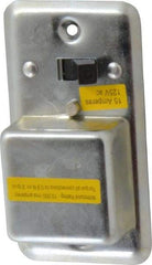 Cooper Bussmann - 125 VAC, Indicating Fuse Cover - For Use with 2-1/4 Inch Handy Boxes, FUSTAT Plug Fuses and FUSTRON Plug Fuses - Eagle Tool & Supply