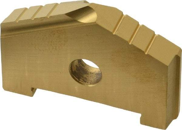 Allied Machine and Engineering - 2" Diam x 5/16" Thick, Seat Code C, 130° Included Angle Spade Drill Insert - TiN Coated, High Speed Steel, Series C - Eagle Tool & Supply