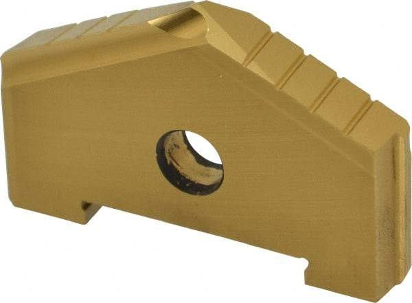 Allied Machine and Engineering - 2-3/16" Diam x 5/8" Thick, Seat Code C, 130° Included Angle Spade Drill Insert - TiN Coated, High Speed Steel, Series C - Eagle Tool & Supply