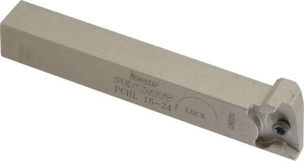 Iscar - 0.256" Max Depth of Cut, 0.5mm Min Groove Width, 120mm OAL, Left Hand Indexable Grooving Cutoff Toolholder - 16mm Shank Height x 16mm Shank Width, PENTA 24... Insert Style, PCH Toolholder Style, Series PentaCut - Eagle Tool & Supply