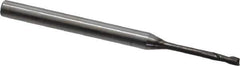 OSG - 1/16", 3/16" LOC, 1/8" Shank Diam, 1-3/4" OAL, 2 Flute, Solid Carbide Square End Mill - Single End, Diamond Finish, Spiral Flute, 30° Helix, Centercutting, Right Hand Cut, Right Hand Flute, Series 7020 - Eagle Tool & Supply