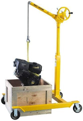 Sky Hook - 500 Lb Load Capacity, Steel Sky Hook Crane - Cherry Picker Mobil Base - Eagle Tool & Supply