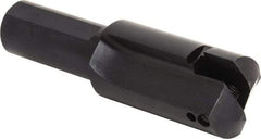 Allied Machine and Engineering - Series E, 2-1/2 to 3-3/8" Diam, 1-3/4" Diam Straight Shank, Straight Flute Spade Drill - 5-1/2" Max Depth, 6-1/16" Body Length, 9" OAL, Short Length - Eagle Tool & Supply