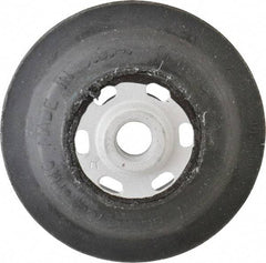 Made in USA - 4-1/2" Diam Disc Backing Smooth Backing Pad - 5/8" Shank Diam, Medium Density, 11,000 RPM - Eagle Tool & Supply