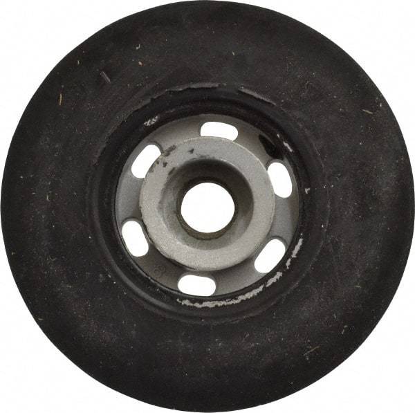 Made in USA - 4-1/2" Diam Disc Backing Smooth Backing Pad - 5/8" Shank Diam, Hard Density, 11,000 RPM - Eagle Tool & Supply