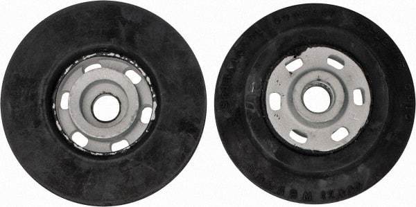 Made in USA - 4" Diam Disc Backing Smooth Backing Pad - Soft Density, 12,000 RPM - Eagle Tool & Supply