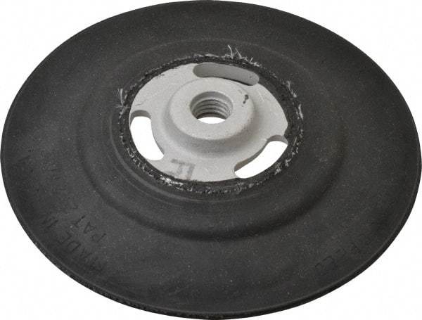 Made in USA - 7" Diam Disc Backing Smooth Backing Pad - Soft Density, 7,000 RPM - Eagle Tool & Supply